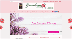 Desktop Screenshot of greensleevesflorist.com